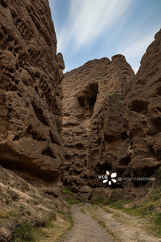 甘肃景泰黄河石林地质公园风光图片素材