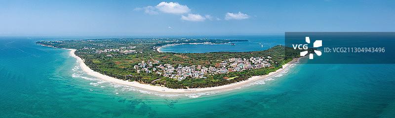中国广西北海涠洲岛南湾海滨自然风光图片素材