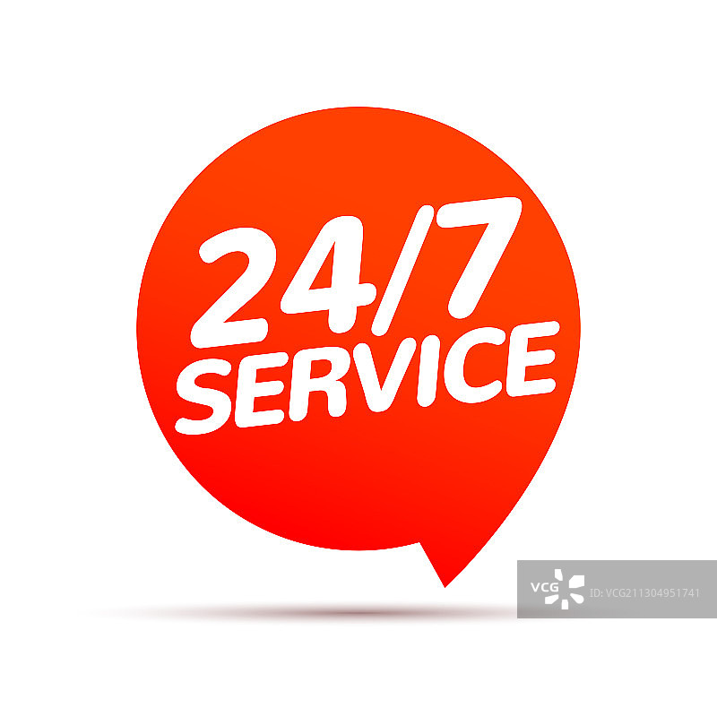 24小时7天服务支持图片素材