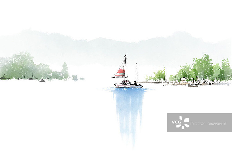 码头的船只图片素材