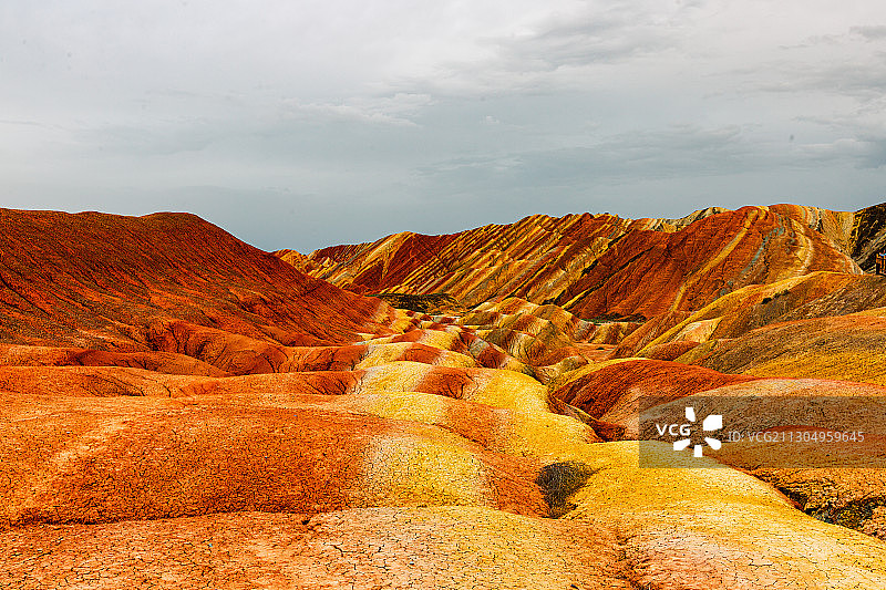 张掖丹霞地质公园风光图片素材