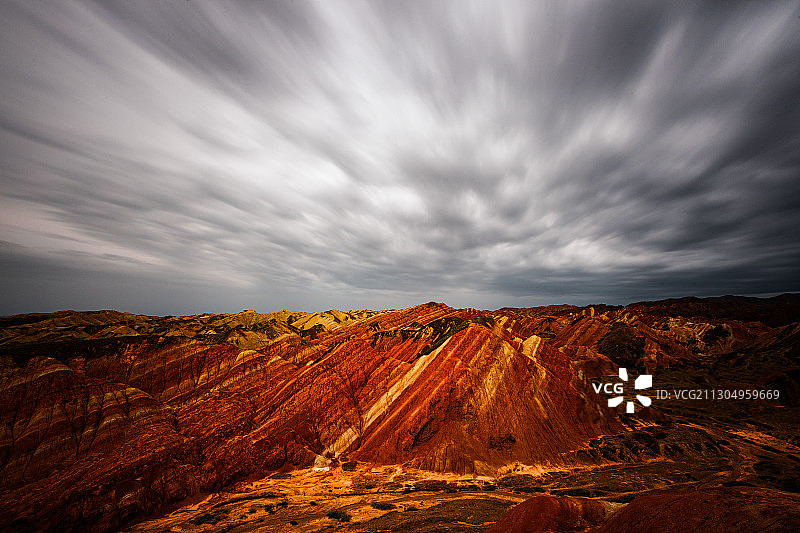 张掖丹霞地质公园风光图片素材
