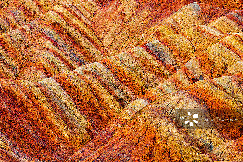 张掖丹霞地质公园风光图片素材