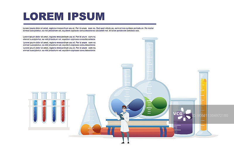 大型化学实验室抽象设计图片素材