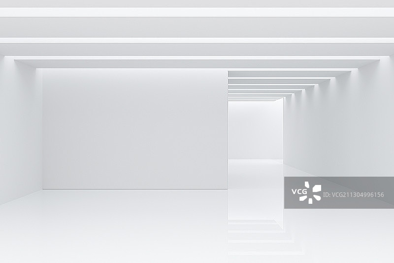 3D现代抽象空间背景图片素材