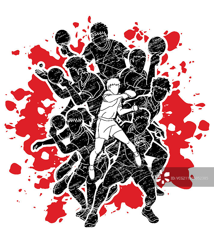 乒乓球运动员图片素材