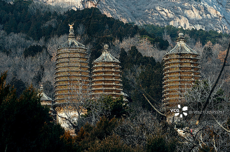 银山塔林图片素材