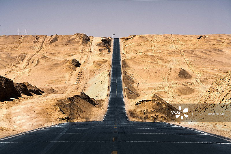 U型公路图片素材