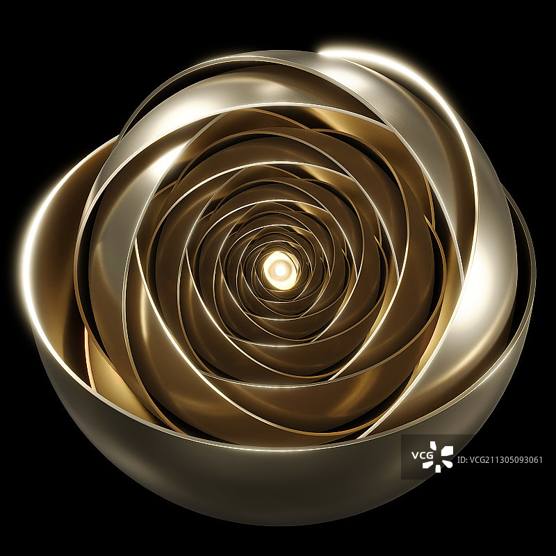 抽象的金属环状背景素材图片素材