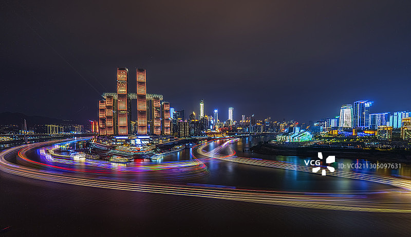 光彩朝天门图片素材