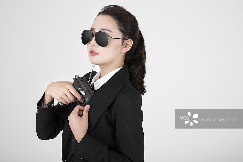 亚洲男女保安076图片素材