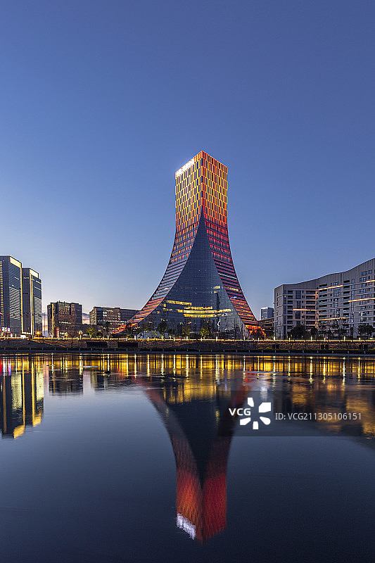 当代建筑—成都欧洲中心图片素材