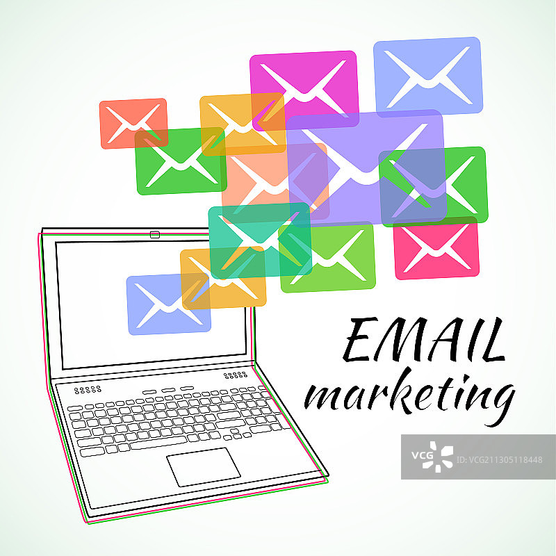 电子邮件营销图片素材
