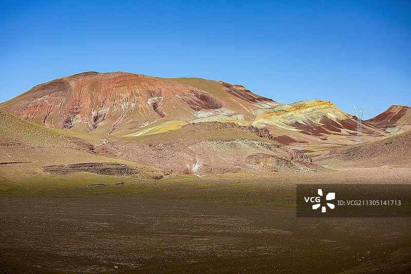 五彩山图片素材