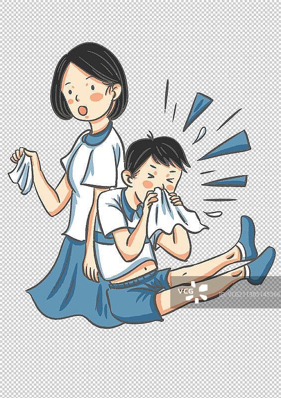 打喷嚏图片素材