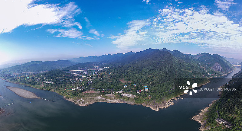 壮美嘉陵江图片素材