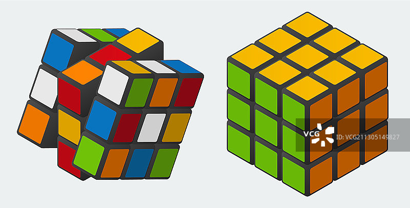 3x3魔方玩具图片素材
