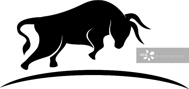 公牛标志模板图片素材