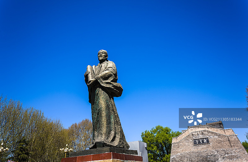 郭守敬雕像图片素材