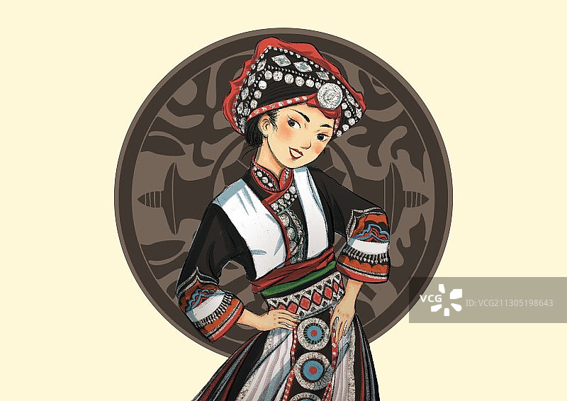 56民族-彝族图片素材