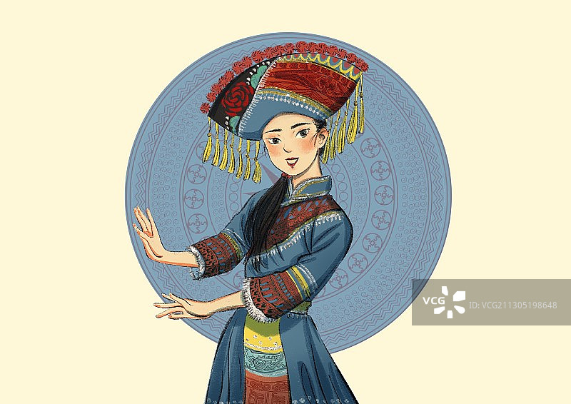 56民族-壮族图片素材