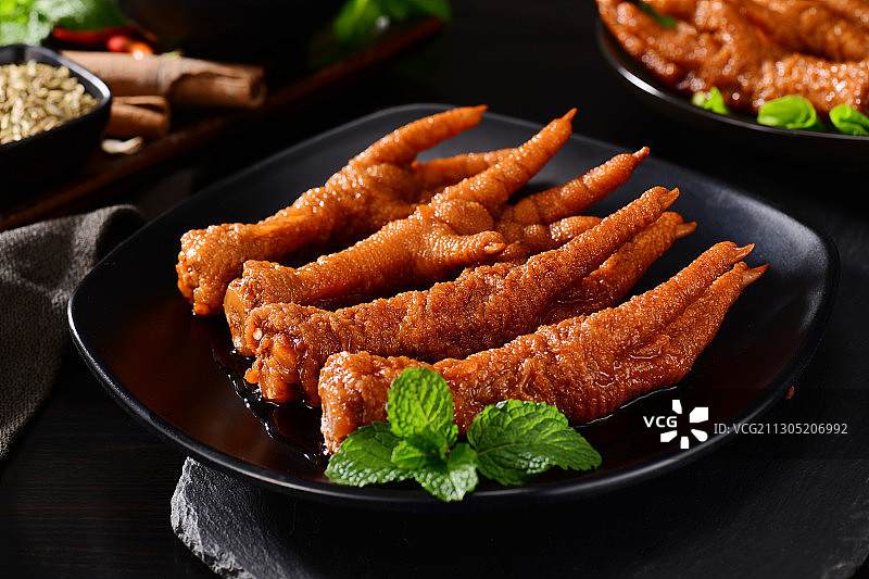 虎皮鸡爪图片素材