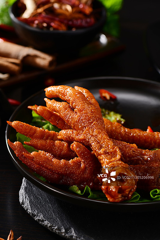 虎皮鸡爪图片素材