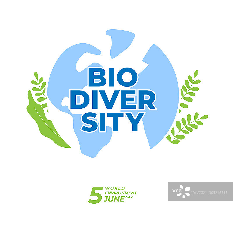 绿色生物多样性排版设计图片素材