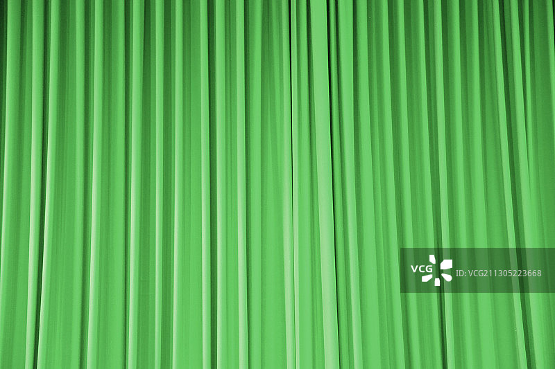 绿色的舞台幕布图片素材