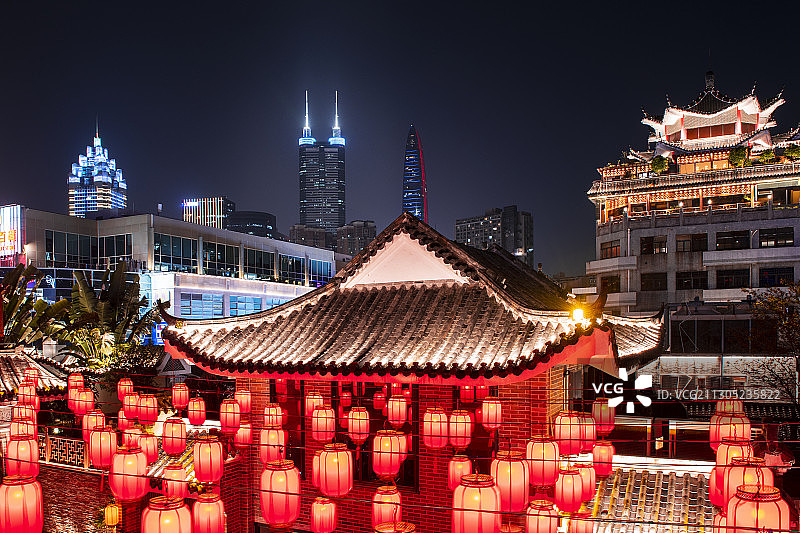 东门古城楼图片素材