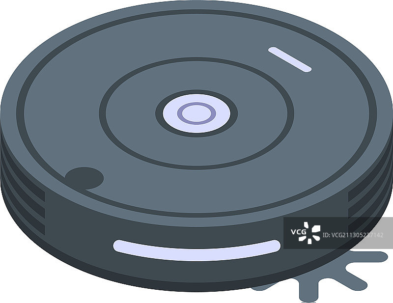 2.5D扫地机器人图标图片素材