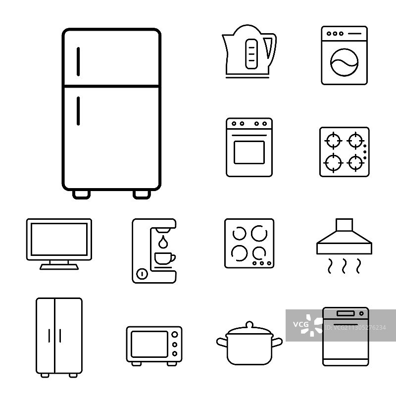家用冰箱冷凝器图片素材