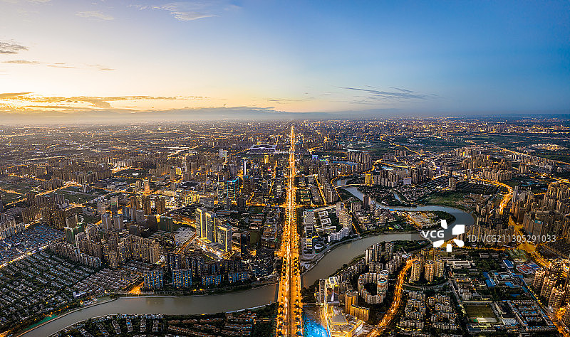 成都城南天际线图片素材