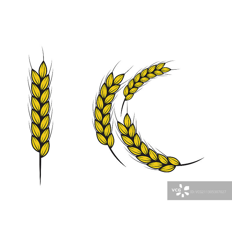 农业水稻图标图片素材