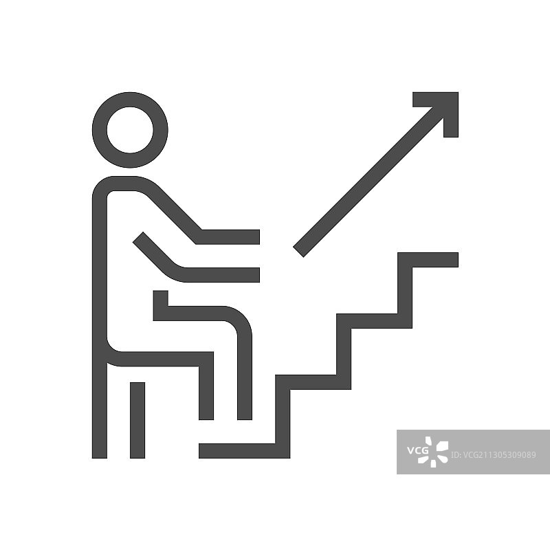 上升箭头图标图片素材