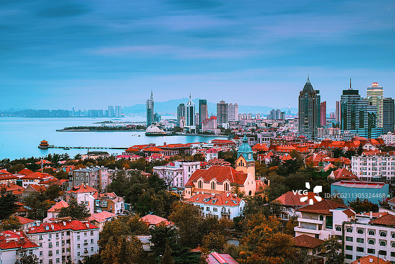 信号山上图片素材