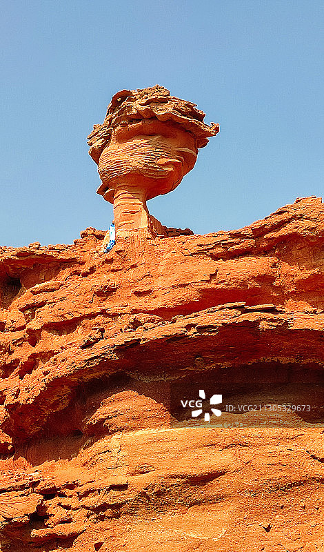 内蒙古巴彦淖尔西部梦幻峡谷-大卫头像图片素材