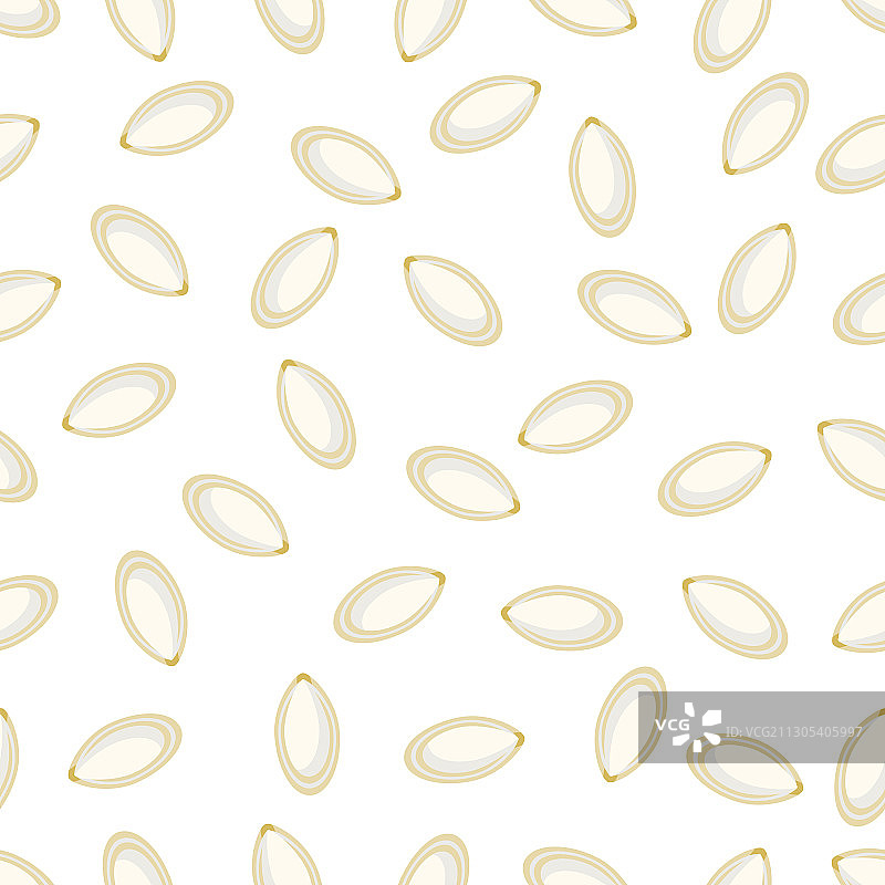 南瓜籽无缝图案图片素材