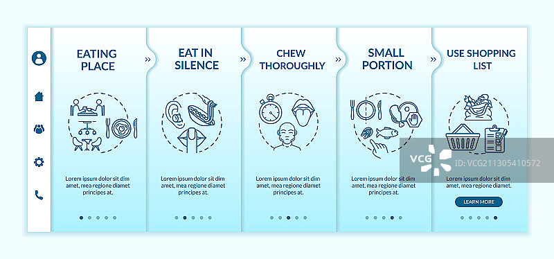 正念营养实践引导模板图片素材