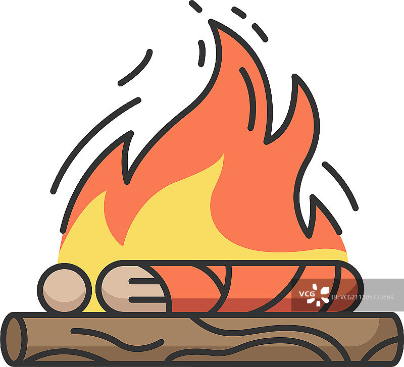 印度教葬礼仪式RGB颜色图标图片素材