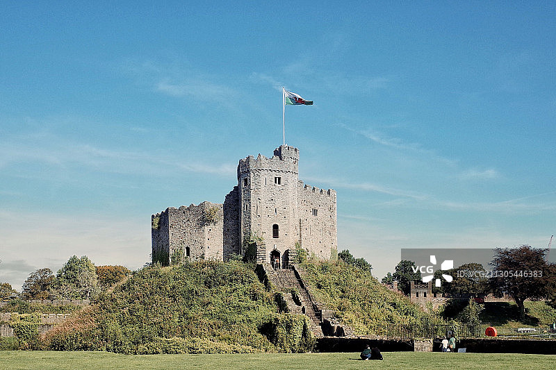 卡迪夫城堡图片素材
