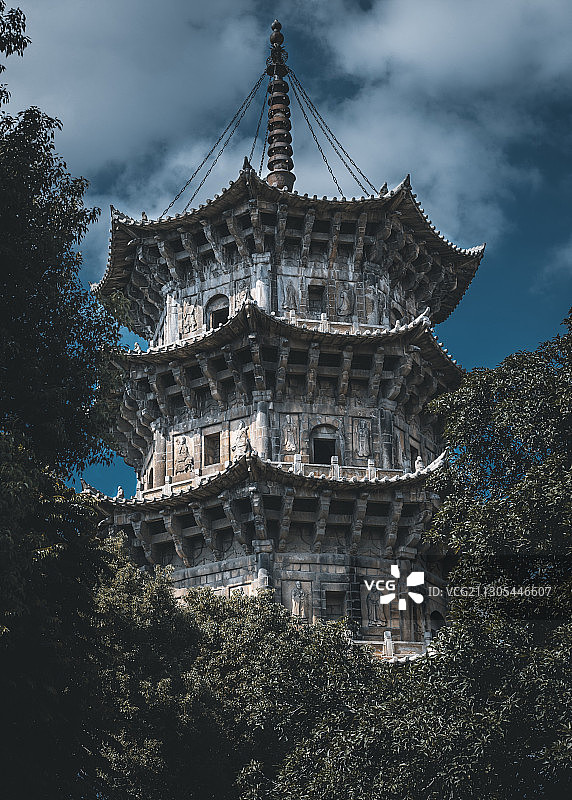 开元寺东西塔之镇国塔图片素材