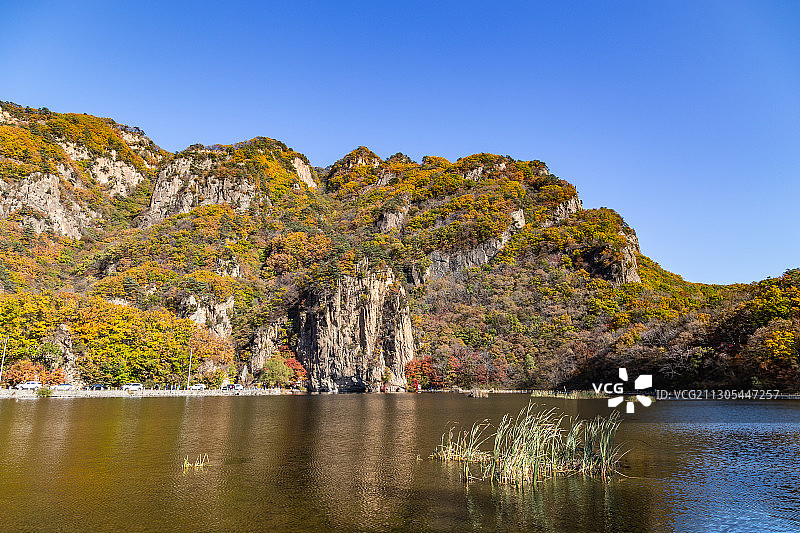 本溪关门山秋色图片素材