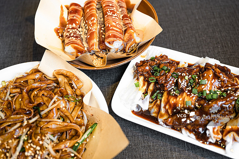 粤式，广式，茶点，佳肴，美食，广府，炒河粉，肠粉，食物，午饭图片素材