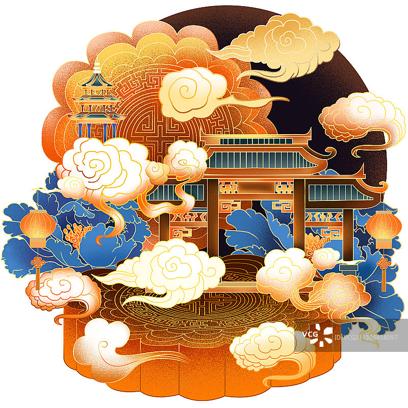节日插画图片素材