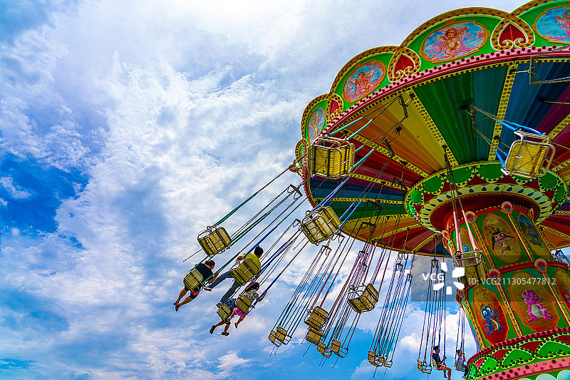 飓风飞椅图片素材