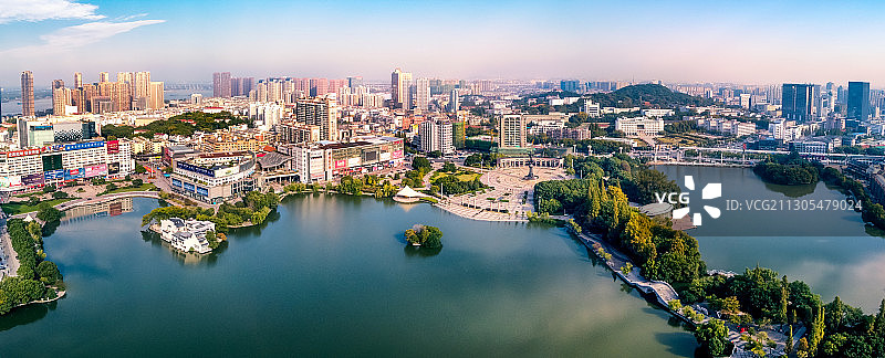 芜湖镜湖风景区图片素材