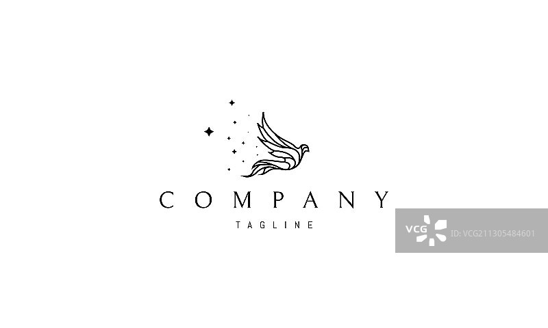 其上有抽象图像的标志图片素材