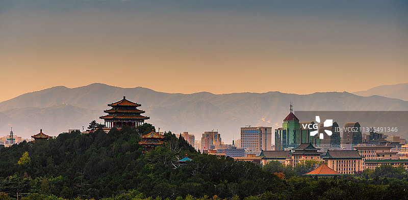 北京景山公园图片素材