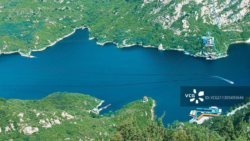 青龙峡风光，峡谷风光。图片素材